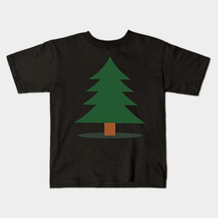 Christmas tree cartoon design Kids T-Shirt